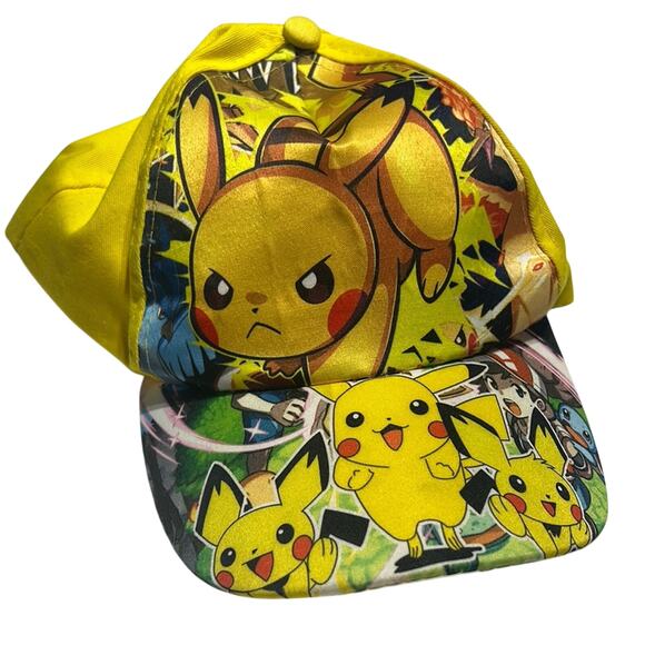 Yellow Pikachu Graphic Cap - Picture 1 of 4